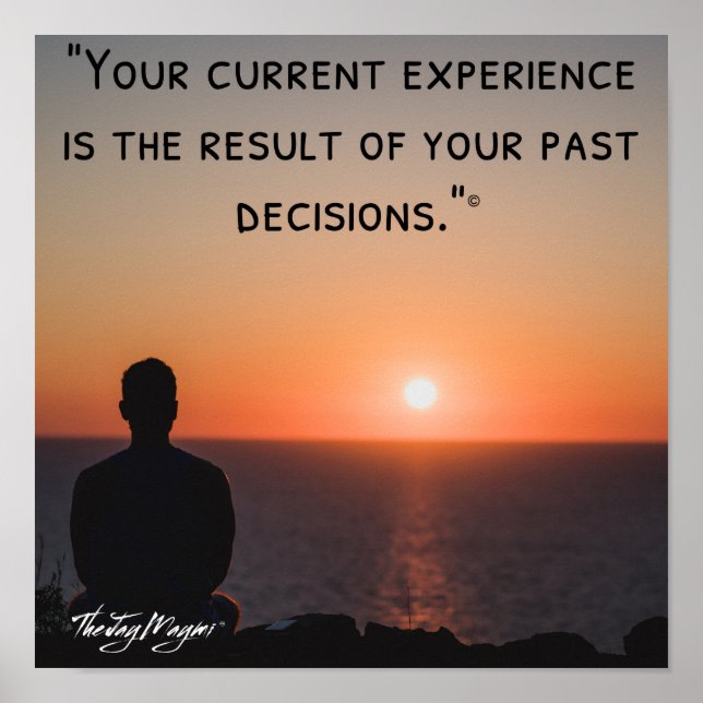 "Experience" Poster (Front)