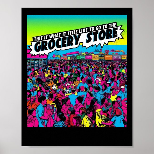 Experience Social Anxiety - This Is What It Feels  Poster (Front)