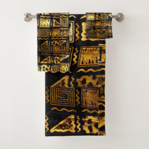 “Experience the Afro Nubian Lifestyle” Bath Towel Set