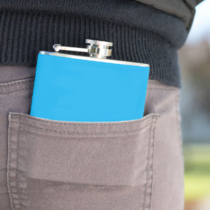Experience the Beauty of a Blue Sky with a Plane Hip Flask