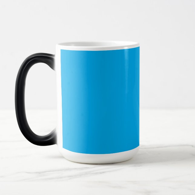 Experience the Beauty of a Clear Blue Sky  Magic Mug (Left)