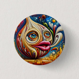 🎨 Experience the Emotional Journey of an ONION. 3 Cm Round Badge