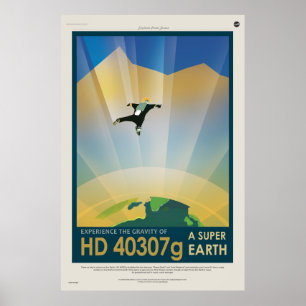 Experience the Gravity of a Super Earth HD 40307g Poster