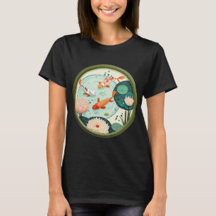 Experience the Magic and Charm Adorable Koi Fish P T-Shirt