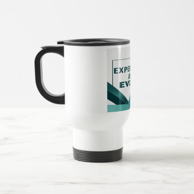 Experiment And Evolve 2 Travel Mug (Left)