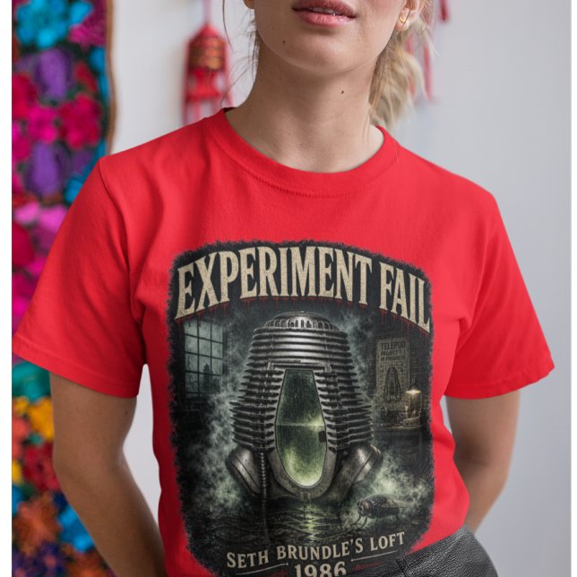 Experiment Fail Women's Dark T-Shirt (He forgot to check for passengers.)