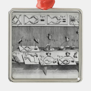 Experiment on frogs metal tree decoration