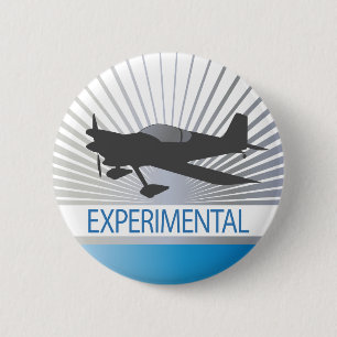 Experimental Aircraft 6 Cm Round Badge