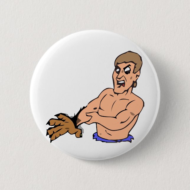 Experimental bearman 6 cm round badge (Front)