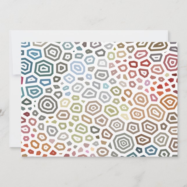 Experimental pattern 6 holiday card (Front)