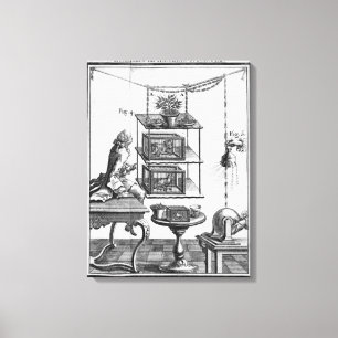 Experimenting with electricity canvas print