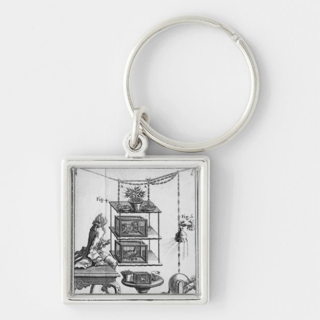 Experimenting with electricity key ring (Front)