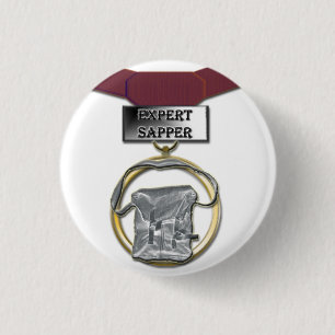 Expert Sapper medal button