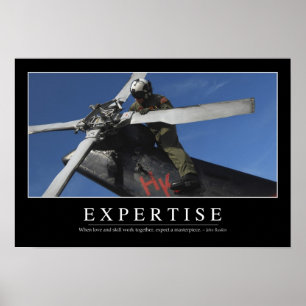 Expertise: Inspirational Quote Poster