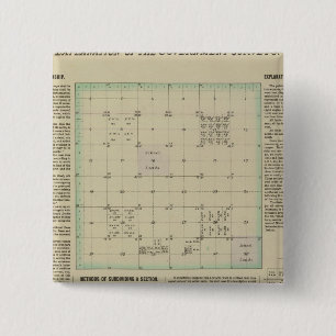 Explanation of Government Surveys 15 Cm Square Badge
