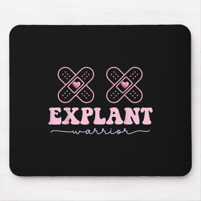 Explant Breast Implant Illness Cancer Awareness Wa Mouse Pad (Front)