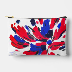 Exploded flower accessory pouch