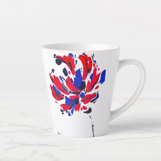 Exploded flower latte mug (Right)