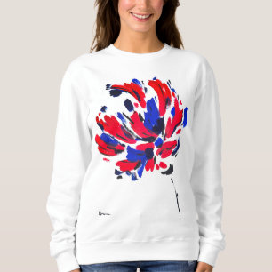 Exploded flower sweatshirt
