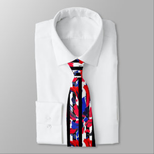 Exploded flower tie