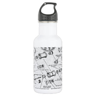 Exploded Hub Diagram (black/white) 532 Ml Water Bottle