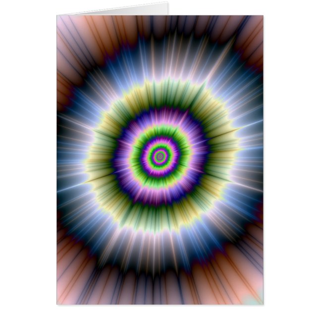 Exploding Blue Green and Pink (Front)