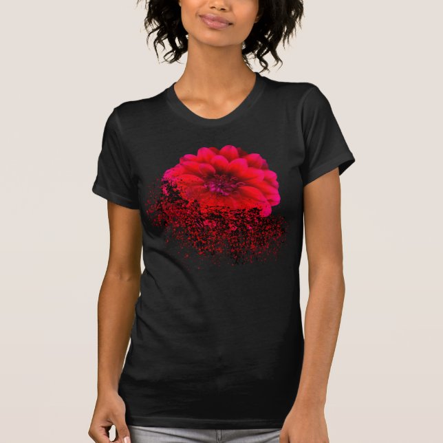 Exploding Dahlia T-Shirt (Front)