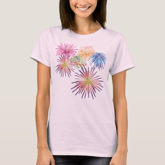 Exploding Fireworks Thunder_Cove T-Shirt (Front)