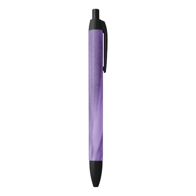 Exploding Lavender Black Ink Pen (Bottom (Vertical))