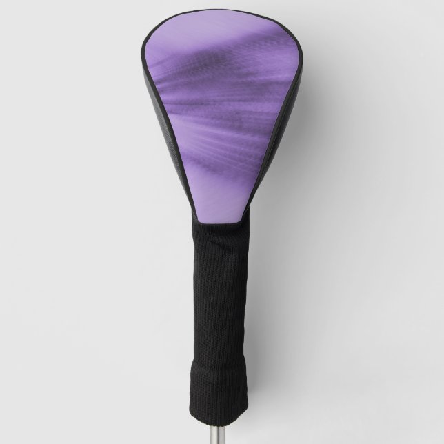 Exploding Lavender Golf Head Cover (Front)