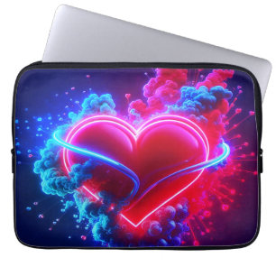 Exploding Love Valentine Heart on Electronics Bag