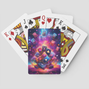 Exploding Neon  Playing Cards