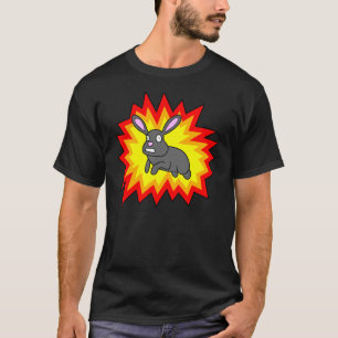 Exploding Rabbit Dark Shirt