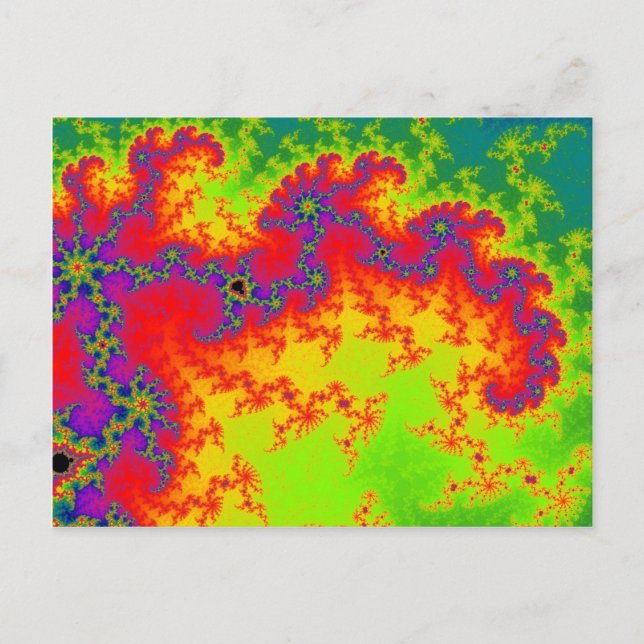 Exploding Rainbow Postcard (Front)