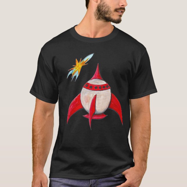 Exploding rocket T-Shirt (Front)