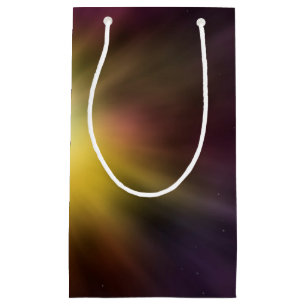 Exploding Star Cool Digital Space Artwork Small Gift Bag