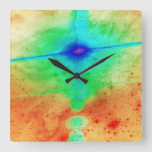 Exploding Star Wall Clock