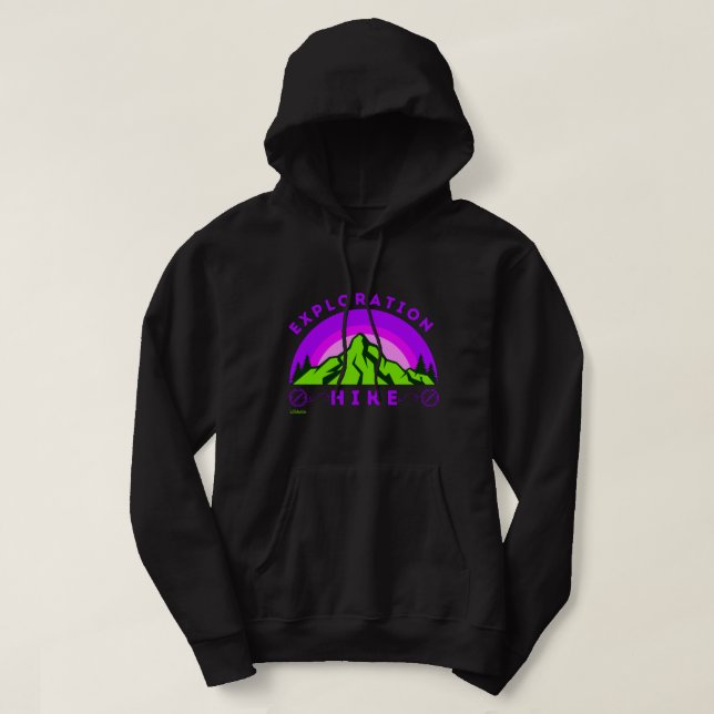 EXPLORATION HIKE mountaineer hiker gift      Hoodie (Design Front)