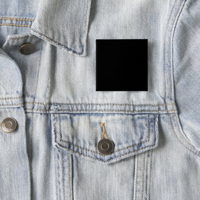 Explore a Captivating Black and White Photo  15 Cm Square Badge (In Situ)