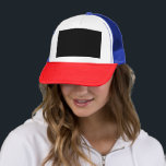 Explore a Captivating Black and White Photo  Trucker Hat<br><div class="desc">Immerse yourself in the charm of this monochrome urban photography showcasing a historical clock tower. Discover the beauty of this vintage landmark and its intricate architecture against the cityscape.</div>