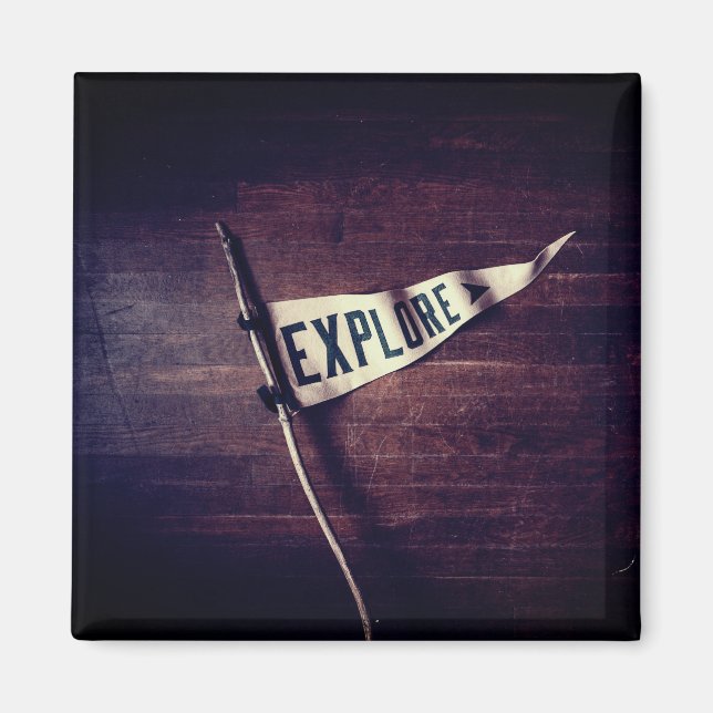 Explore - Adventure awaits Magnet (Front)