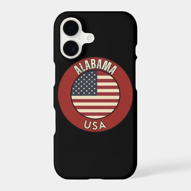 Explore Alabama - State Adventure  iPhone Case (Back)