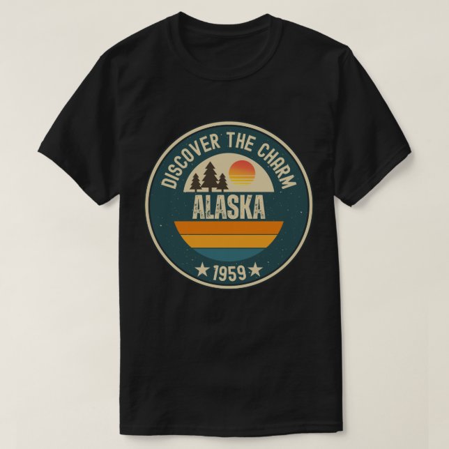 Explore Alaska- Designs for Every Lover T-Shirt (Design Front)