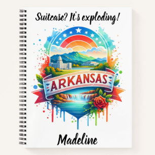 Explore Arkansas's vibrant attractions Notebook