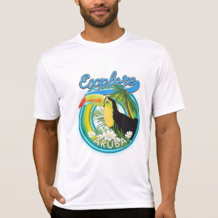Explore Aruba travel logo T-Shirt