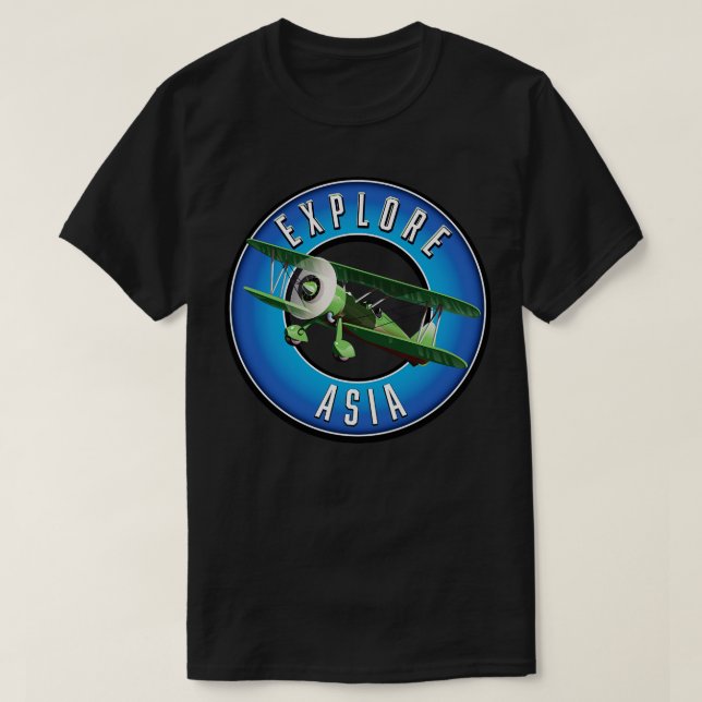 Explore Asia vintage style 1 T-Shirt (Design Front)