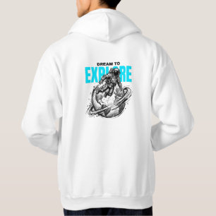 EXPLORE Astronaut T-Shirt Graphic   Space Explorer Hoodie
