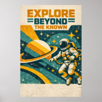 Explore Beyond the Known — Retro Space Voyage