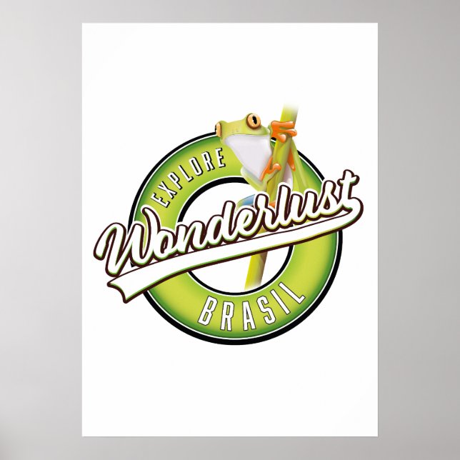 explore brazil wonderlust  car magnet poster (Front)