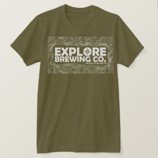 Explore Brewing (white print) T-Shirt